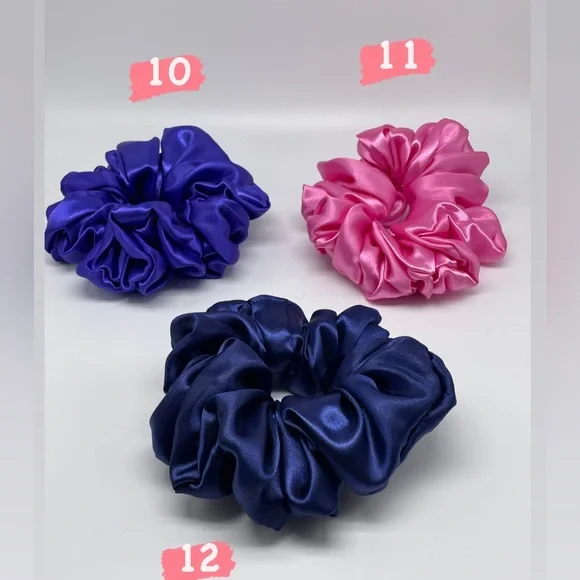 Handmade Scrunchies / Make Your Pack of Scrunchies / Ponytail Holders - Picture 5 of 6